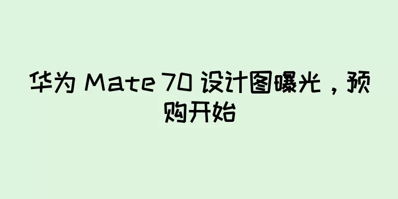 华为 Mate 70 设计图曝光，预购开始